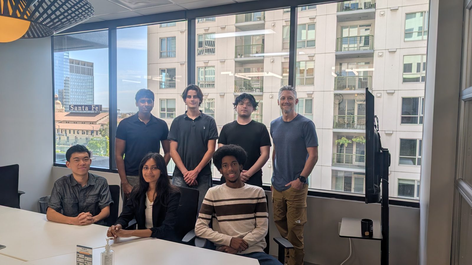 The Flashlight 3D founder and the Summer 2026 intern cohort gathered together in San Diego.
